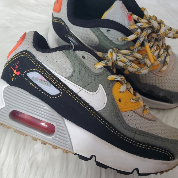 Nike Air Max 90 Buckle Spiral Sage (PS) - Picture 6 of 11